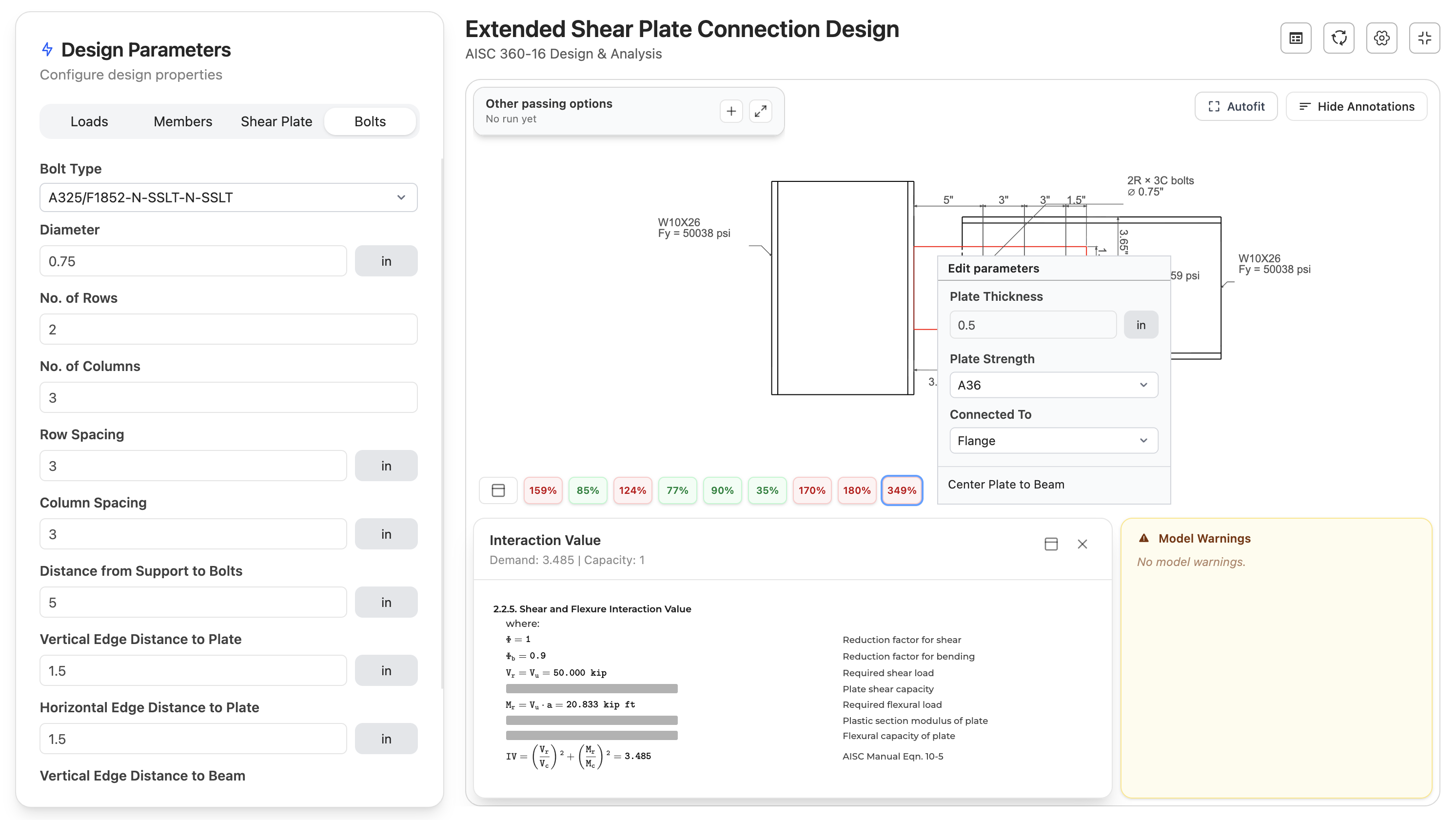 Live drawing with design controls